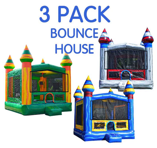 Castle Bounce House Deal-3 Pack