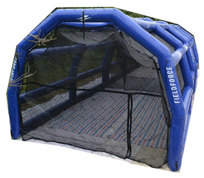 blue blow up batting cage for sale