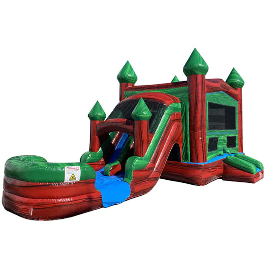 20ft Classic Castle Bounce House With Slide  Wet N Dry