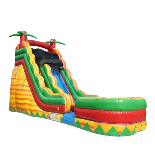 29'lx19'H Volcano water slide for sale