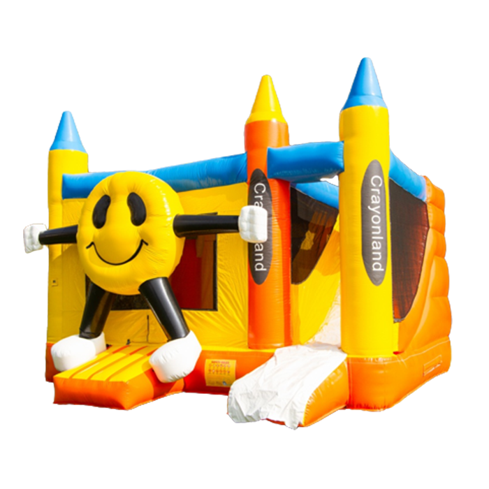 Inflatable Smiley Crayon with