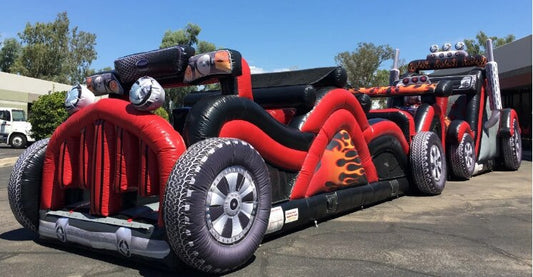 Monster Truck  inflatable obstacle course