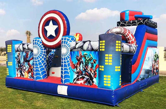 Large Super Hero Bounce House