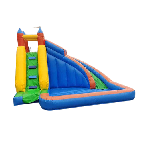 Small Inflatable Slide With Pool - Affordable Fun for Young Explorers!