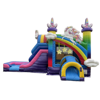 Unicorn Bounce House  Combo with Water Slide