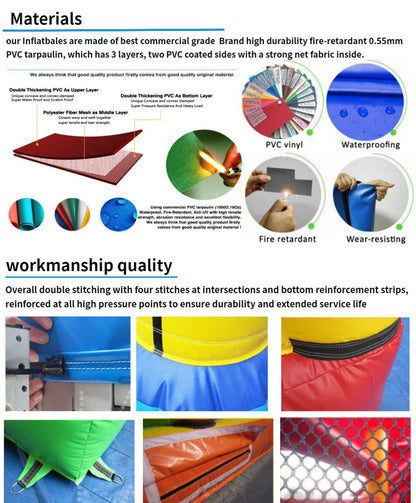 131ft long Ultimate Extreme Inflatable Obstacle Course for sale