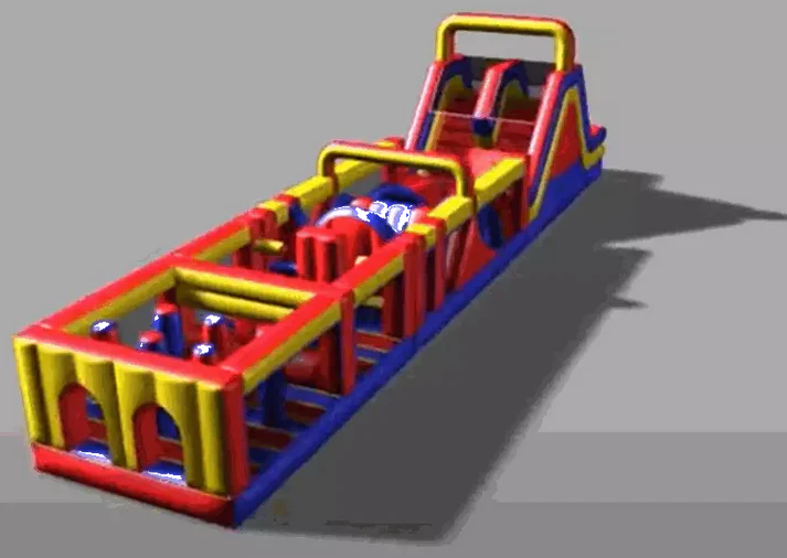 65ft Max Challenge Inflatable Obstacle Course