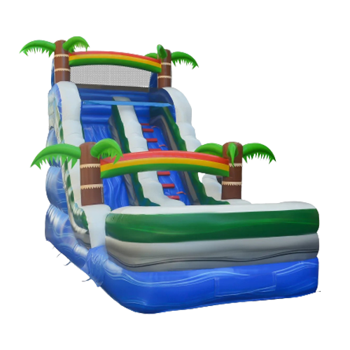 Tropical Oasis Commercial Inflatable Water Slide 22ft to 30ft from 1999