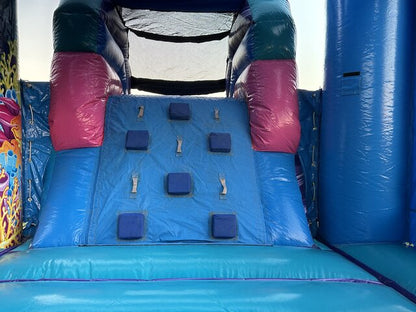 Mermaid Bounce House with Water Slide