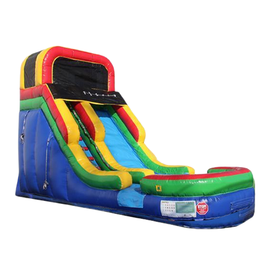 22'lx15'H  rainbow water slide for sale