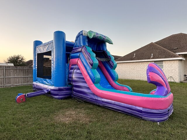 Mermaid Bounce House with Water Slide