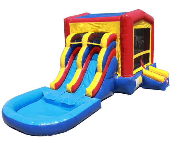 Castle Bounce House  With Pool 2-Lane W/ Pool