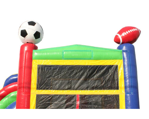 Sports Bounce House With Pool 2-Lane W/ Pool
