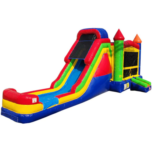 castle bounce house with slide Wet n Dry