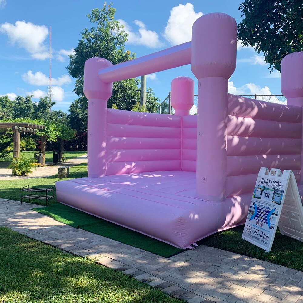 pink castle bounce house for sale