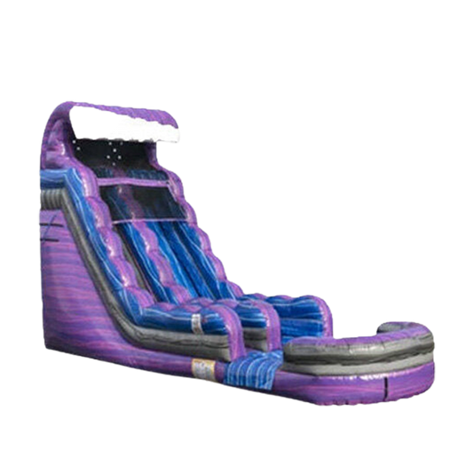 Purple Inflatable Water Slide