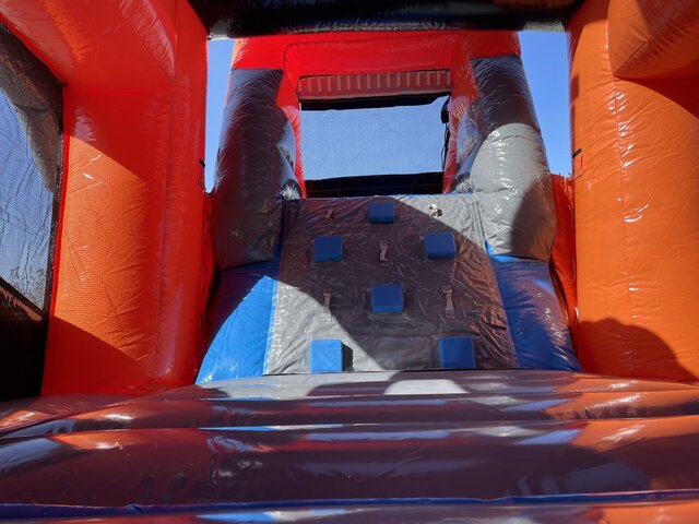 Tractor Bounce House with Water Slide