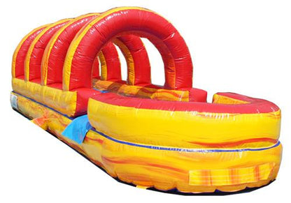 Volcano  big  inflatable water slide and Slip N Slide