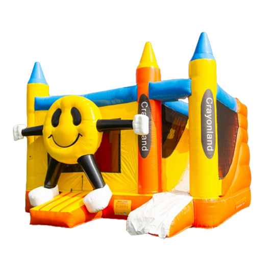Inflatable Smiley Crayon with