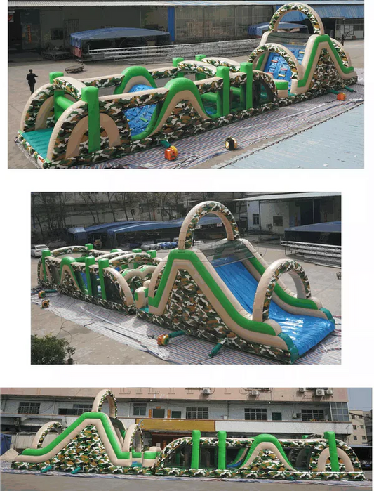 Camo Inflatable Obstacle Course