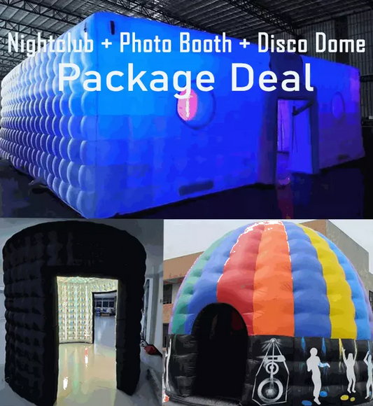 Nightclub, Photo Booth, Disco Dome - 3 Pack Deal Save 15%