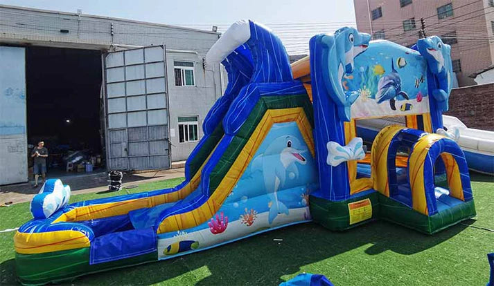 Bounce House With 2 Slides: