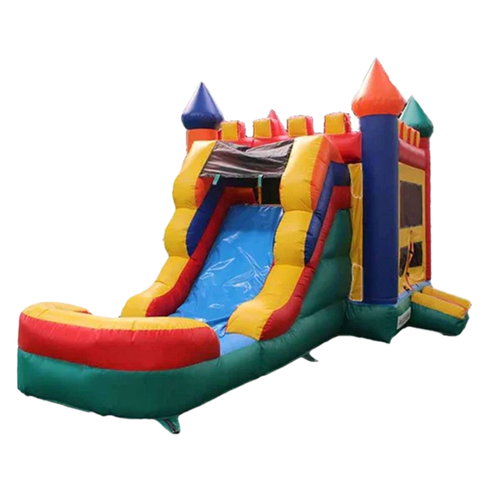 Wet or Dry Castle Bounce House With Slide  or water slide