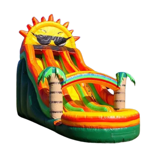 Sun Inflatable Water Slide - Experience the Ultimate Splash of Fun!