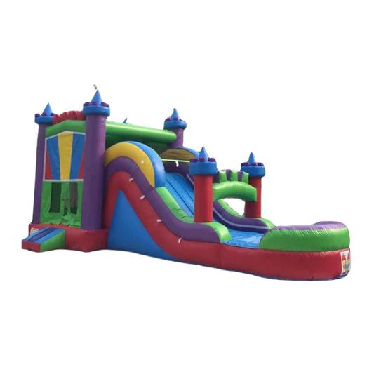 26ft Inflatable Castle Bounce House With Slide and Pool