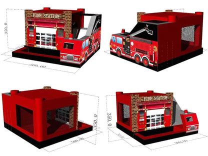 fire truck  bounce house