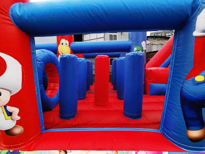 Mario Bros Inflatable Obstacle Course