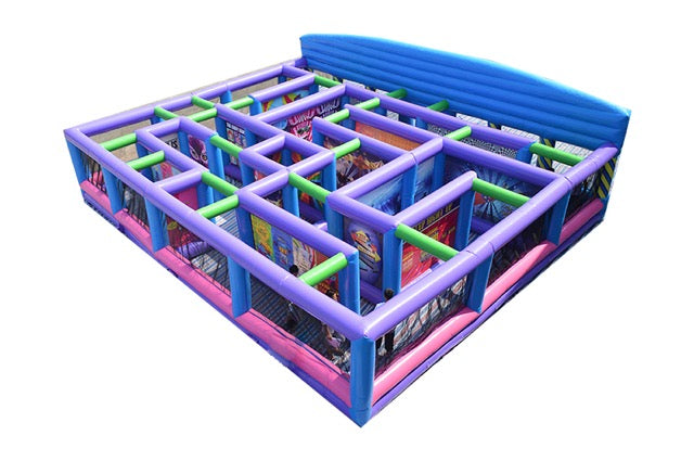 Carnival inflatable maze