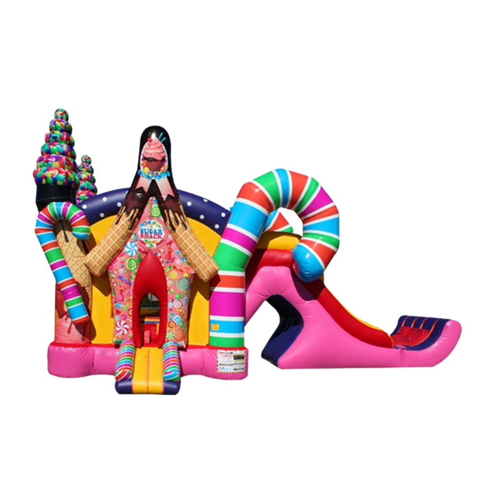 Candy Shack Bounce House With Slide